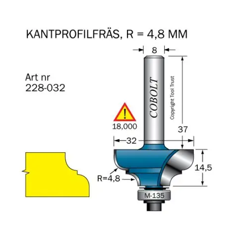 Fynd Cobolt 228-032 Profilfräs